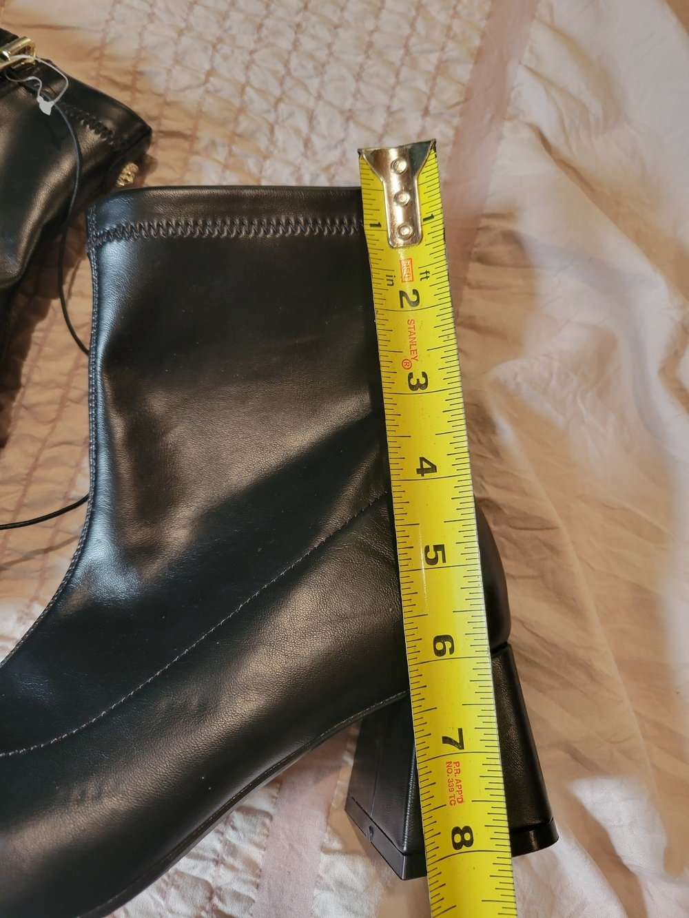 Anne Klein Black Ankle Boots - Sleek Zip Booties - Picture 11 of 11